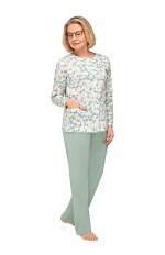 Martel Maria III 202 long sleeve pajama 3XL-4XL women's button-up