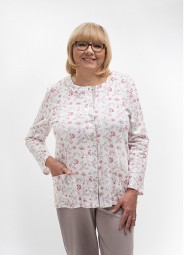 Piżama Martel Maria III 202 dł/r 3XL-4XL damska rozpinana