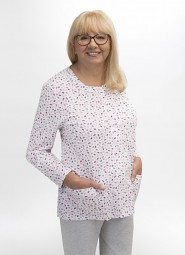 Piżama Martel Maria III 202 dł/r 3XL-4XL damska rozpinana