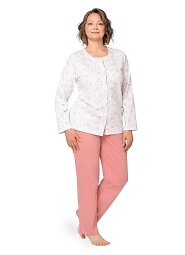 Piżama Martel Maria III 202 dł/r 3XL-4XL damska rozpinana