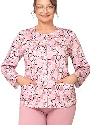 Piżama Martel Maria III 202 dł/r 3XL-4XL damska rozpinana