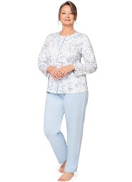 Piżama Martel Maria III 202 dł/r 3XL-4XL damska rozpinana