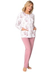 Piżama Martel Maria III 202 dł/r 3XL-4XL damska rozpinana