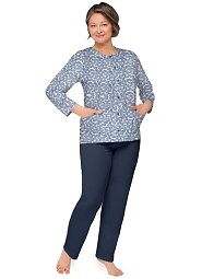 Martel Maria III 202 long sleeve pajama 3XL-4XL women's button-up
