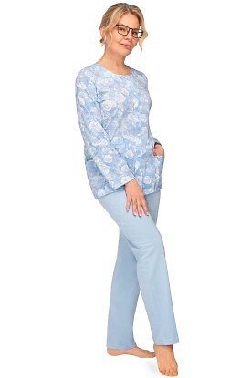 Piżama Martel Maria III 202 dł/r 3XL-4XL damska rozpinana