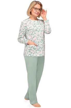 Piżama Martel Maria III 202 dł/r 3XL-4XL damska rozpinana
