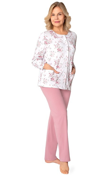 Piżama Martel Maria III 202 dł/r 3XL-4XL damska rozpinana