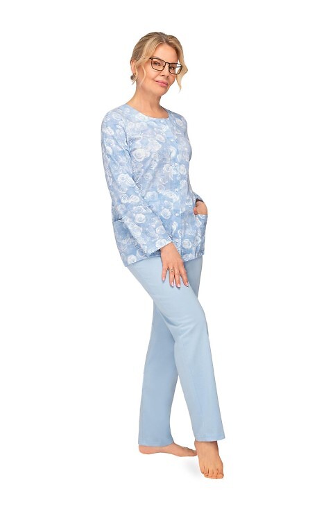 Piżama Martel Maria III 202 dł/r 3XL-4XL damska rozpinana