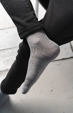 Skarpety Steven art.130 Merino Wool Prążek Męskie 41-46