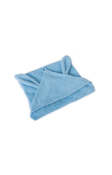 Ręcznik niemowlęcy Sensis Blue Kaptur