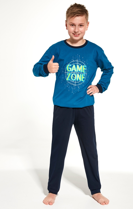 Piżama Cornette Young Boy 267/131 Game Zone dł/r 134-164
