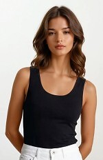 Koszulka Eldar Clarissa czarna sz/r 2XL-3XL