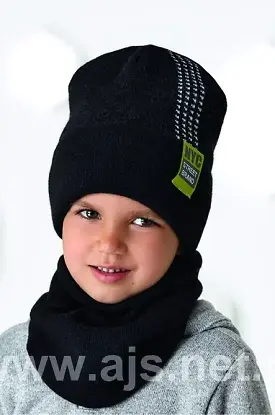 Komplet AJS 44-532 Czapka+tuba/komin