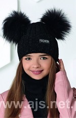 Czapka AJS 44-499 dziewczęca
