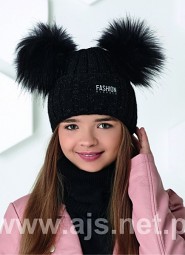 Czapka AJS 44-499 dziewczęca
