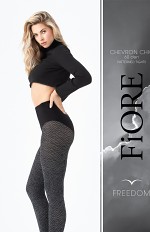 Rajstopy Fiore G 6076 Chevron Chic 60 den 5-XL