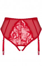 Figi Obsessive Dagmarie Garter Panties z paskami XS-2XL