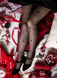 Rajstopy Gabriella 516 Christmas 20 den 5-XL