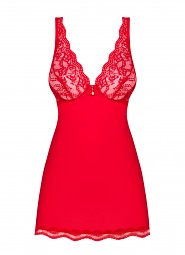 Koszula Obsessive Luvae Babydoll Red S-XL