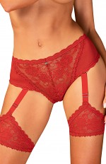 Figi Obsessive Belovya Garter Panties XS-2XL