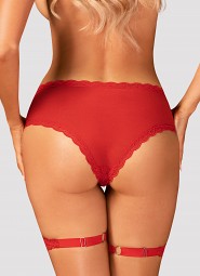 Figi Obsessive Belovya Garter Panties XS-2XL