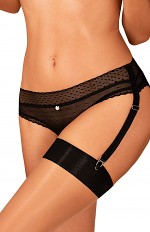 Figi Obsessive Lanelia Garter Panties XS-2XL