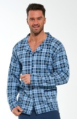 Piżama Cornette 114/60 dł/r 3XL-5XL męska rozpinana