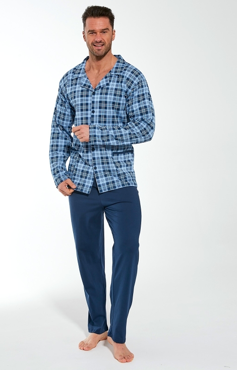 Piżama Cornette 114/60 dł/r 3XL-5XL męska rozpinana