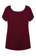 Koszulka piżamowa Mefemi Mix&Match Margot Gładka S-2XL