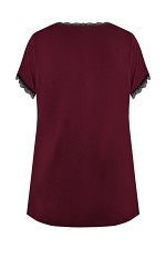 Koszulka piżamowa Mefemi Mix&Match Margot Gładka S-2XL