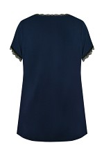 Koszulka piżamowa Nipplex Mix&Match Margot Gładka S-2XL