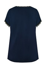 Koszulka piżamowa Mefemi Mix&Match Margot Gładka S-2XL