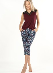 Koszulka piżamowa Mefemi Mix&Match Margot Koronka S-2XL
