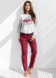 Piżama Sensis Gween Soft/Flanela dł/r Christmas S-XL