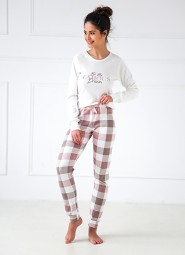 Piżama Sensis Joselyn Interlock dł/r S-XL