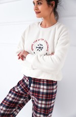 Piżama Sensis Better dł/r Soft/Flanela Christmas S-XL