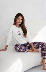 Piżama Sensis Better dł/r Soft/Flanela Christmas S-XL
