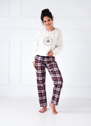 Piżama Sensis Better dł/r Soft/Flanela Christmas S-XL