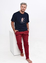 Piżama Sensis Matt kr/r Christmas M-XL