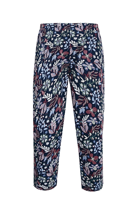 Spodnie piżamowe Mefemi Mix&Match Margot 3/4 druk damskie S-2XL
