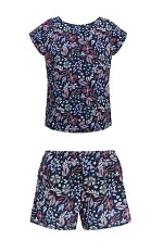Koszulka piżamowa Mefemi Mix&Match Margot druk damska S-2XL