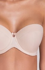 Biustonosz bardotka Ava 1787 Beżowy