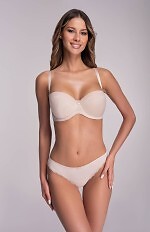 Biustonosz bardotka Ava 1787 Beżowy