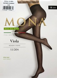 Rajstopy Mona Viola Matt Effect 15 den 5-XL