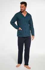 Piżama Cornette 114/64 dł/r S-2XL męka rozpinana