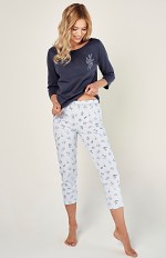 Piżama Taro Magnolia 2973 3/4 S-XL Z24 damska