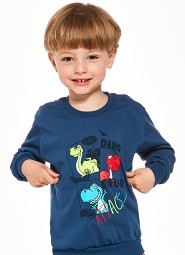 Piżama Cornette Kids Boy 593/142 Dino dł/r 86-128