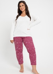 Piżama Taro Estella 3005 3/4 2XL-3XL damskaZ24
