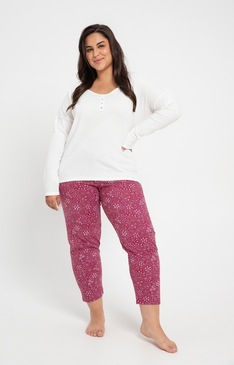 Piżama Taro Estella 3005 3/4 2XL-3XL damskaZ24
