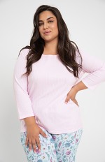Piżama Taro Amora 3008 3/4 2XL-3XL Z24 damska